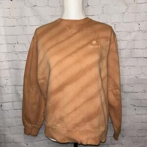 Women’s Billabong Crewneck Sweatshirt Sz XS Tie Dye Sun Bleached Coral Peach